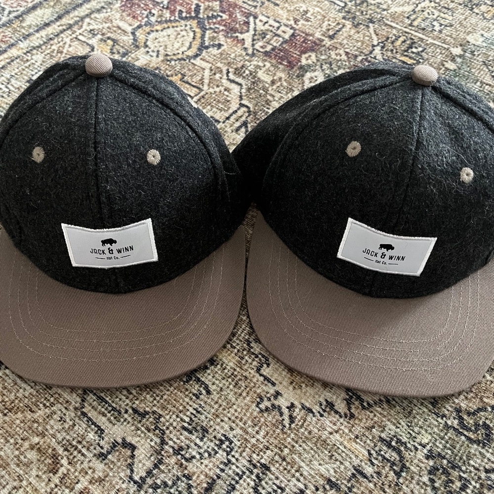 Jack & Winn Charcoal Trucker Hats